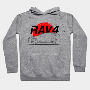 SUV RAV4 Minimalist Style Hoodie